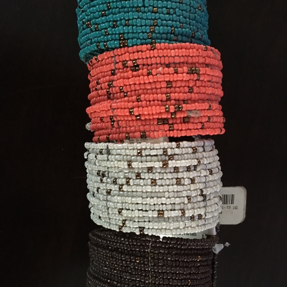 Set of 4 beaded bracelets